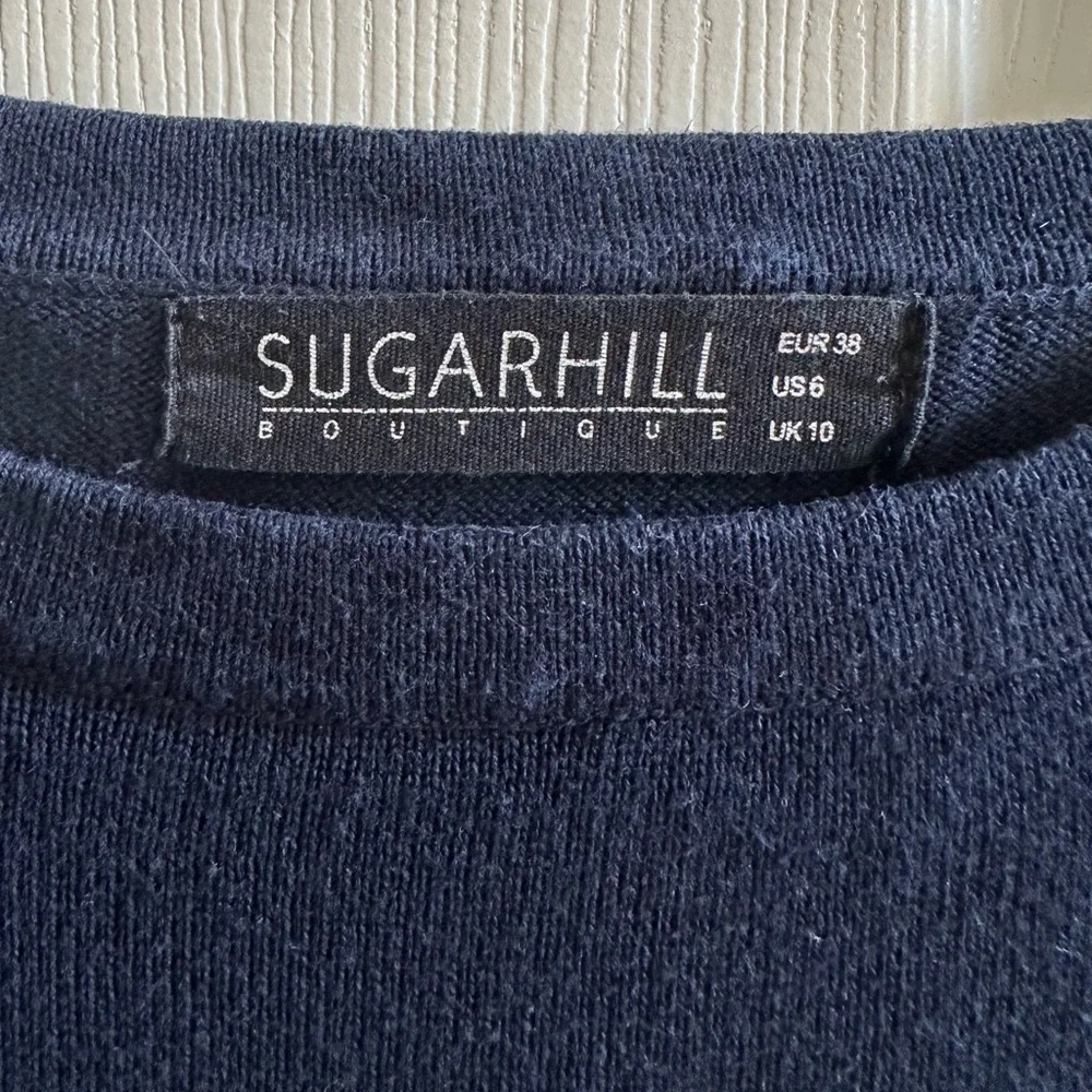 SugarHill Boutique Navy Raccoon Sweater 6 - Picture 3 of 3
